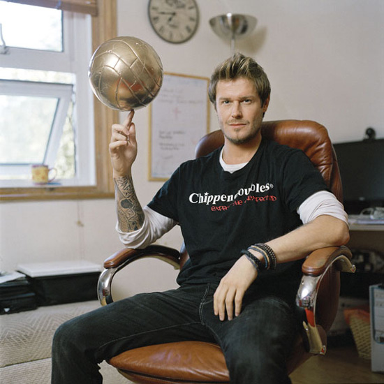 © Who is Who? by Niklaus Spoerri Zurich: Andy Harmer alias David Beckham